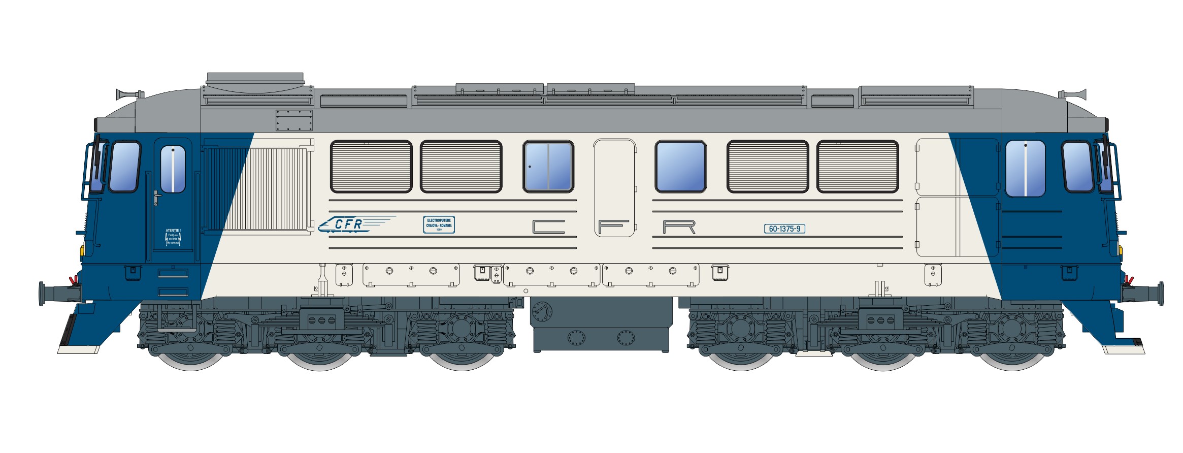 Locomotiva diesel 060 DA, CFR Calatori, Albert Modell, Scara H0 (1:87)