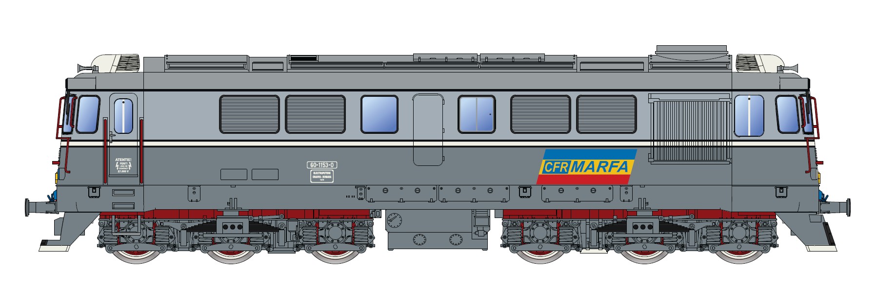 Locomotiva diesel 060 DA, CFR Marfa, Albert Modell, Scara H0 (1:87)