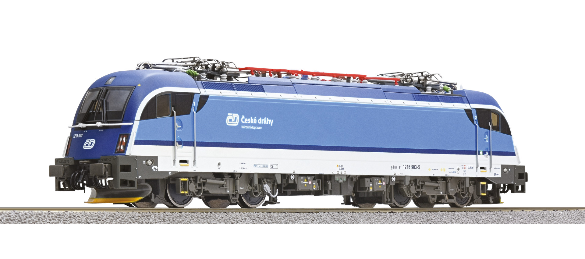 Locomotive électrique Fleischmann 7560024 – 1216 903-5 CD – Ep VI – N 1/160 – NEUVE