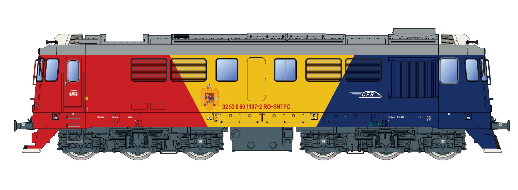 Locomotiva diesel 060 DA, CFR, Albert Modell, Scara H0 (1:87)